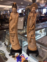 Load image into Gallery viewer, Antique Ivory Asian Statues - Sold
