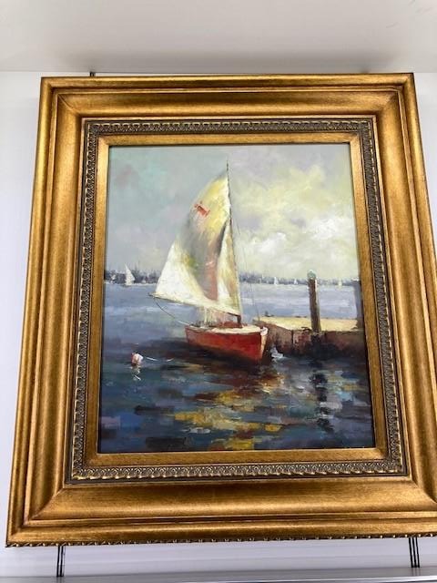 Nautical  Oil Painting