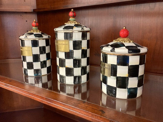 Mackenzie Childs Cannisters Set of 3