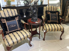 Load image into Gallery viewer, Pair of Striped Chairs - Sold Out of Stock
