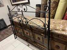 Load image into Gallery viewer, Queen Black Iron Bed
