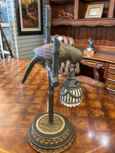 Load image into Gallery viewer, Brass Parakeet Lamp - Sold
