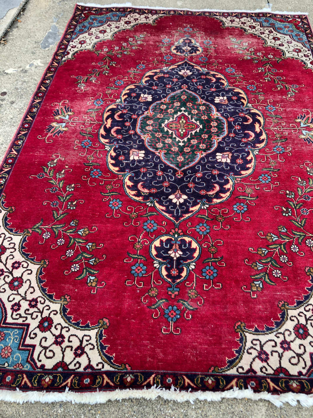 Area Red Rug 6' x 9'