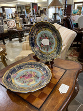 Load image into Gallery viewer, Blue &amp; Gold Plates Pair
