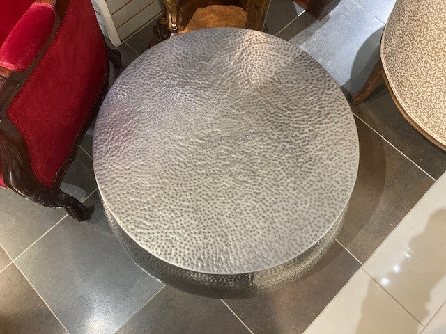 Hammered Silver Coffee Table - Sold