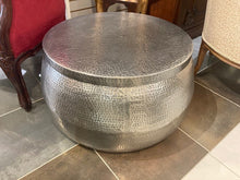 Load image into Gallery viewer, Hammered Silver Coffee Table - Sold
