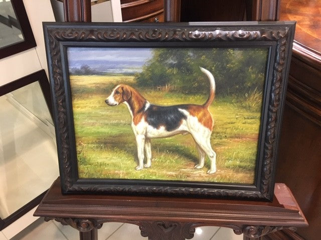English Pointer Oil Painting