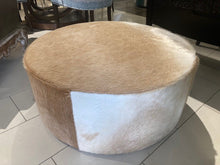 Load image into Gallery viewer, Pair of Cowhide Ottomans - Sold Out of Stock

