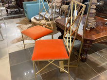 Load image into Gallery viewer, Gold &amp; Orange Chairs - Sold
