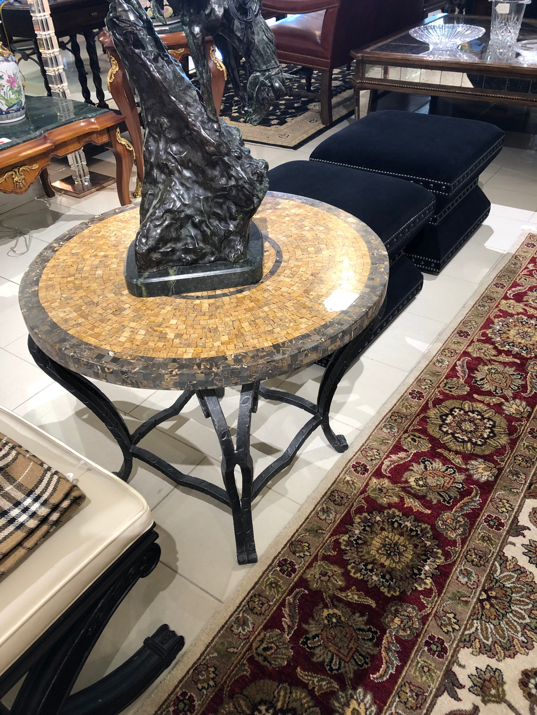 Iron and Marble Table