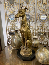 Load image into Gallery viewer, Bronze Dog on a Marble Base - Sold
