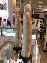 Load image into Gallery viewer, Antique Ivory Asian Statues - Sold
