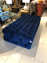 Load image into Gallery viewer, Big Blue Ottoman - Sold
