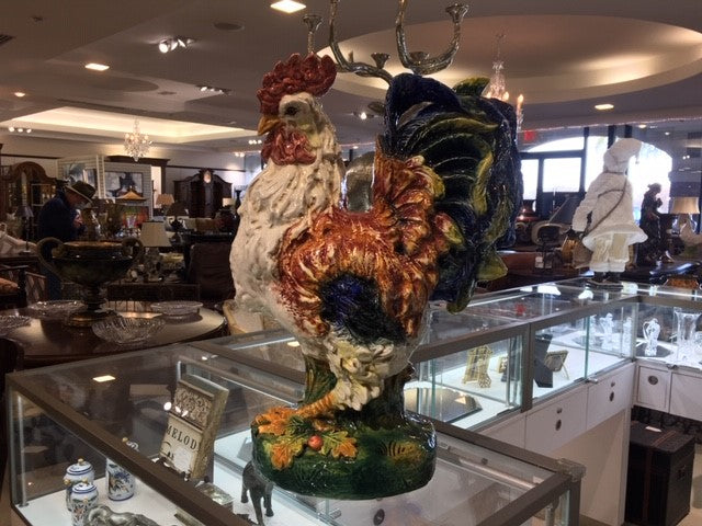 Hand Painted Italian Rooster - Sold