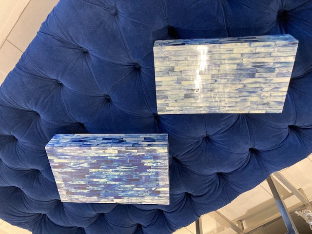 Decorative Blue Boxes