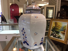 Load image into Gallery viewer, Red White and Blue Hexagon Ginger Jar
