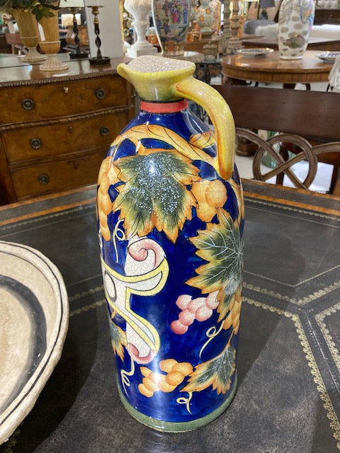 Painted Vino Vase
