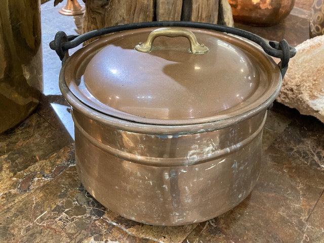 Copper Pail with Lid