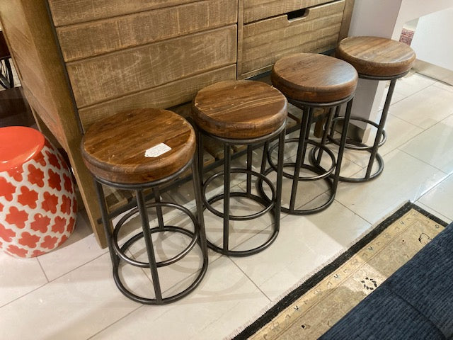 Rustic Bar Stools set of 4