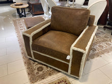 Load image into Gallery viewer, Leather Chair and Ottoman - Sold
