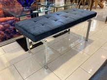 Load image into Gallery viewer, Blue Modern Bench - Sold
