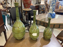 Load image into Gallery viewer, Set of 3 Green Vases $239 set
