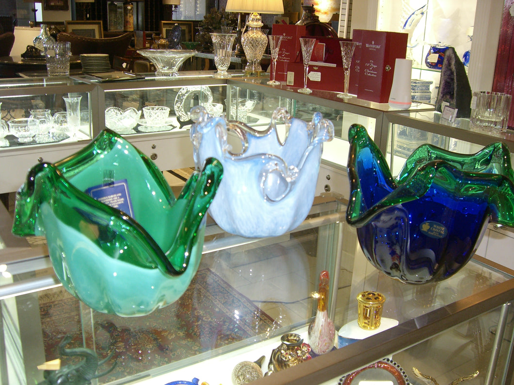 Art Glass Bowls. $69.00 each - Sold
