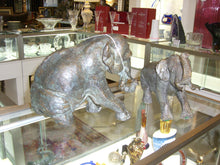 Load image into Gallery viewer, Maitland Smith Bronze Elephants. $699.00 for the pair - Sold
