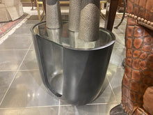 Load image into Gallery viewer, Oval Side Table with Glass
