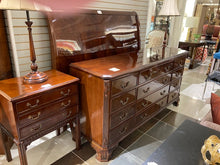 Load image into Gallery viewer, 2 Sleigh Nightstands - Sold
