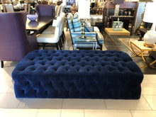 Load image into Gallery viewer, Big Blue Ottoman - Sold
