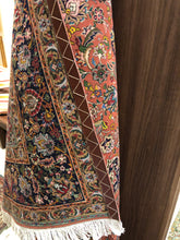 Load image into Gallery viewer, Silk and Wool Hand Knotted Rug from India 7&#39;9&quot; x 10&#39;
