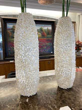 Load image into Gallery viewer, Pair of Seashell Vases - Sold Out of Stock
